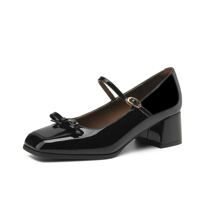JOSINY High Heels Women's Black/Red/Ecru-13
