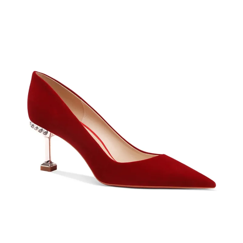 MEIAI Slim Heel High Heels Women's-5