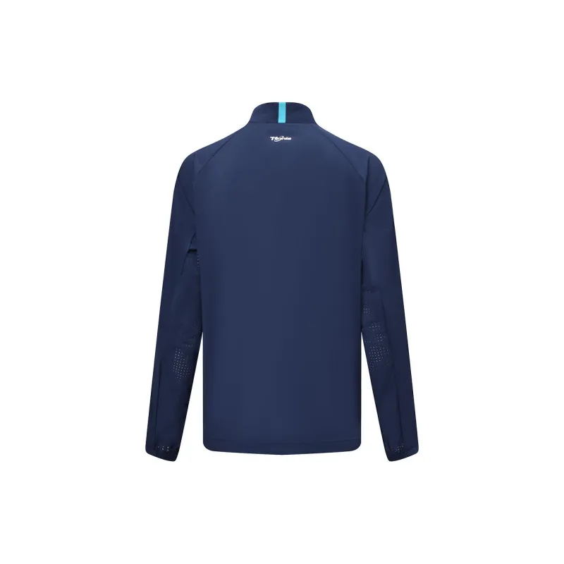 LiNing Tennis Series Trench Coat Men's Dark Ship Blue-1