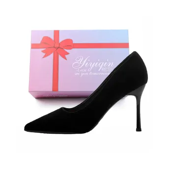 Take The Qin Slim Heel High Heels 10cm 8cm 6cm Women's Nude Gift Box Set