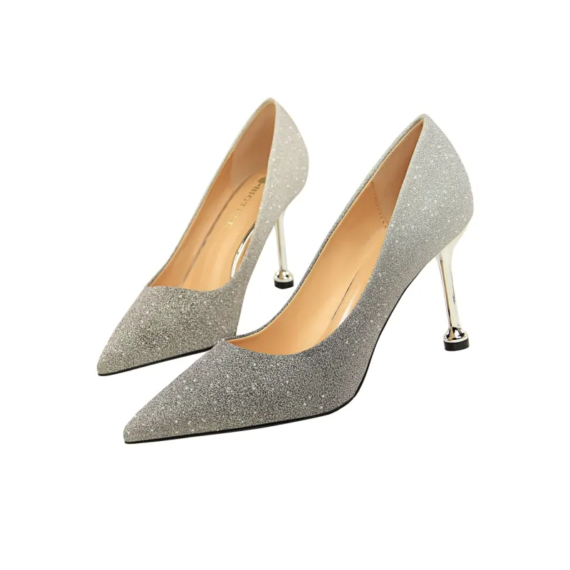 QITUMAUL Slim Heel High Heels 8.5cm Women's-1