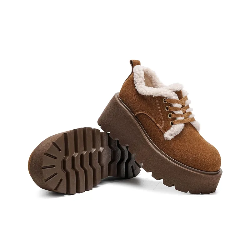 EBLAN Snow Boots Women's Caramel-2