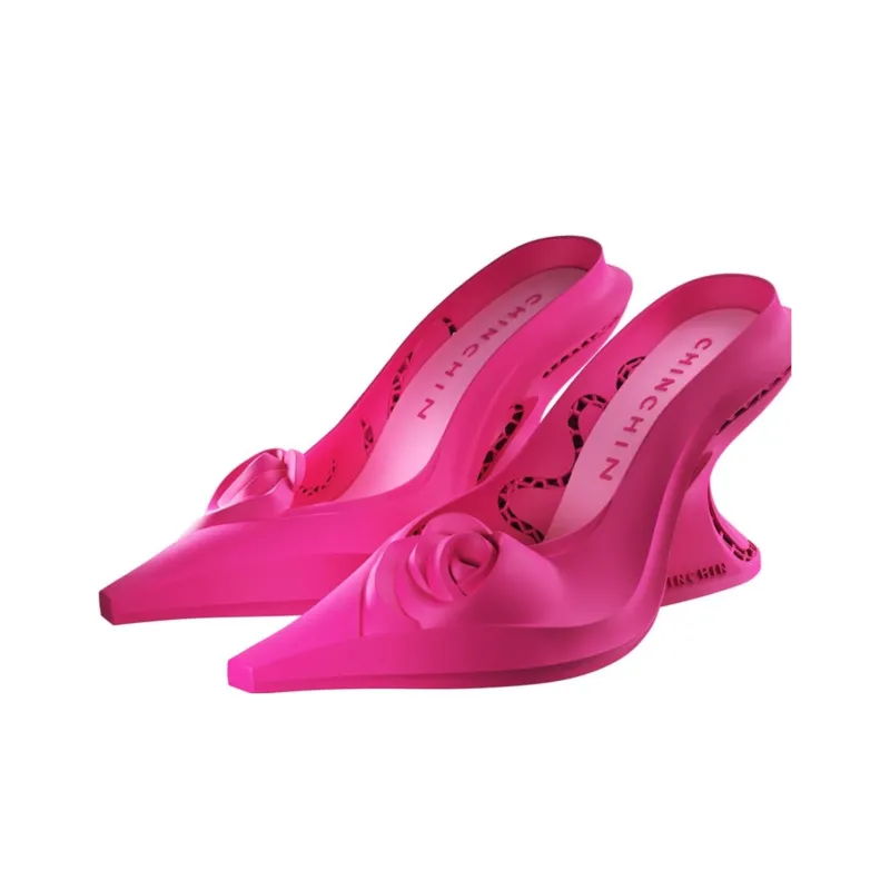 CHINCHIN Chunky Heel High Heels Women's-3