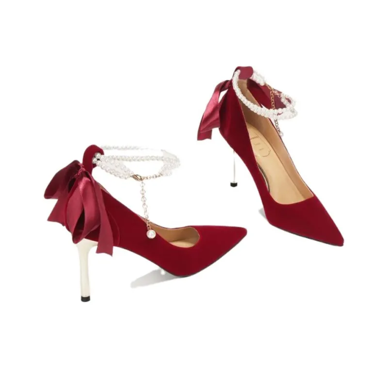 Zubumei Slim Heel High Heels Women's-7