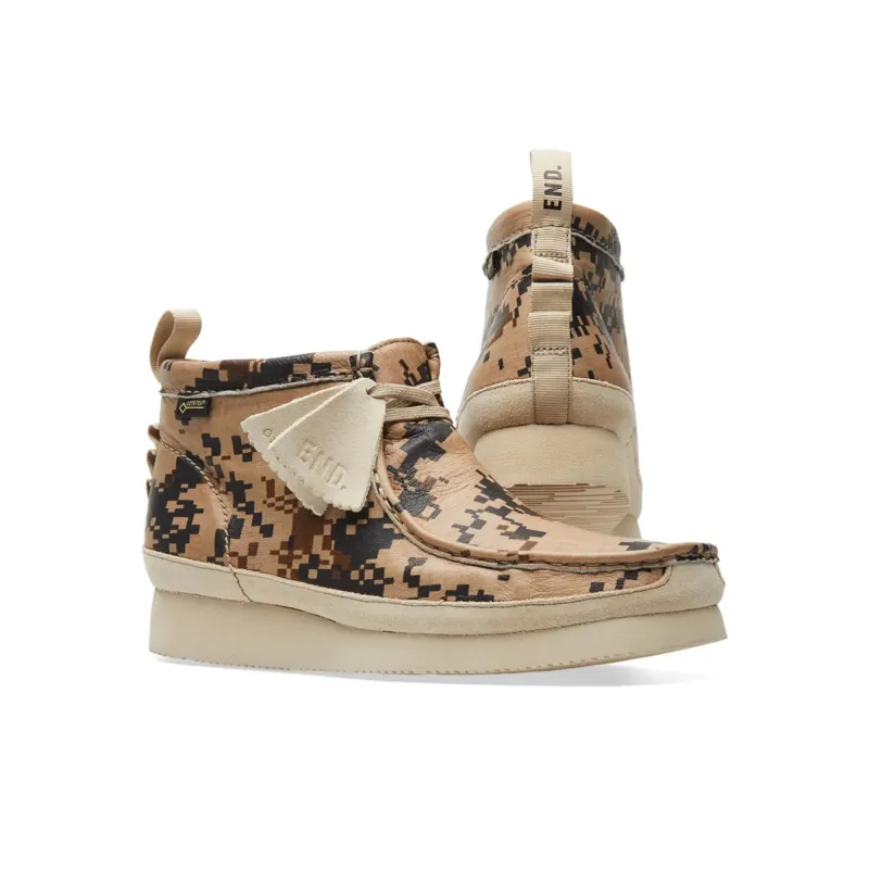 Clarks Wallabee Gtx END. Digi Camo Earth Pixel-3
