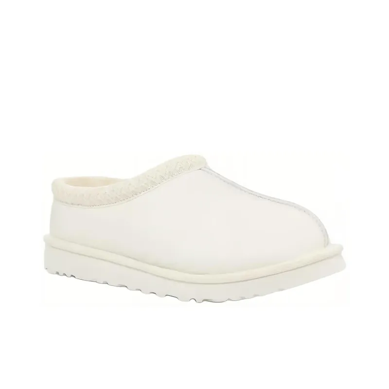 UGG Tasman Leather Slipper White-2