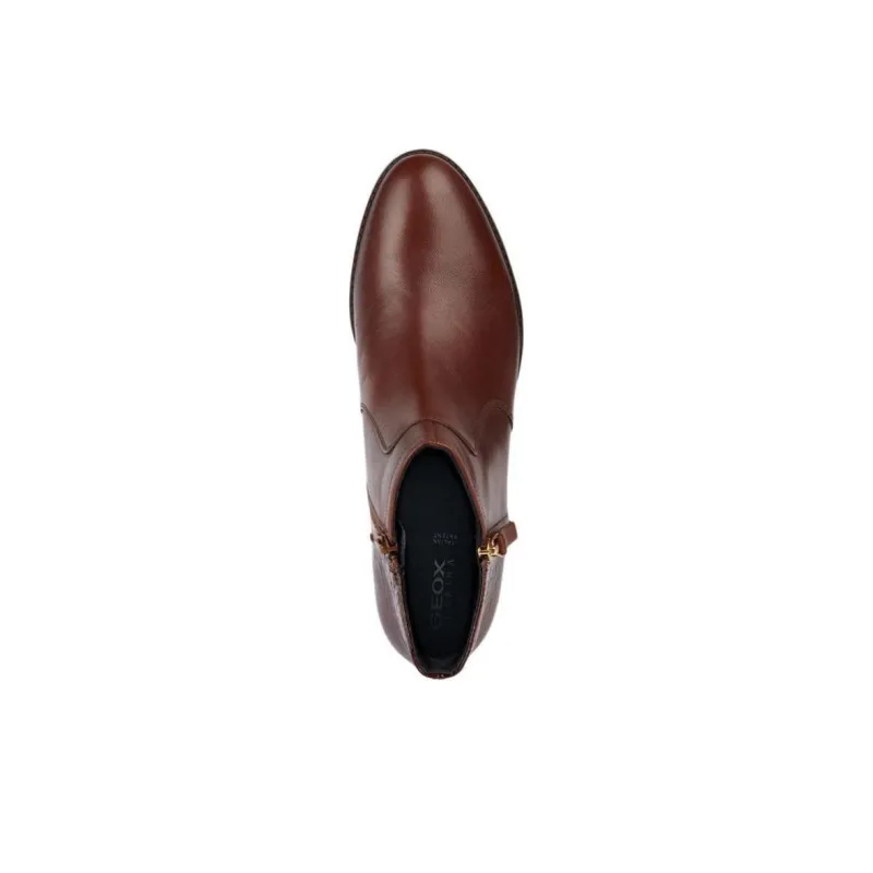 GEOX Felicity Ankle Boots 3.5cm Women's Brown-6