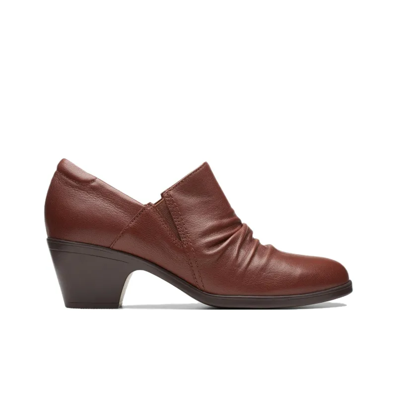 Clarks Block Heel High Heels Women's Brown-1