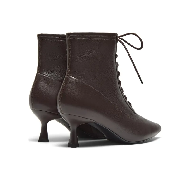 Joypeace Ankle Boots Women's Burgundy-10