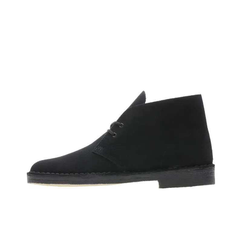 clarks Desert Black Suede-0