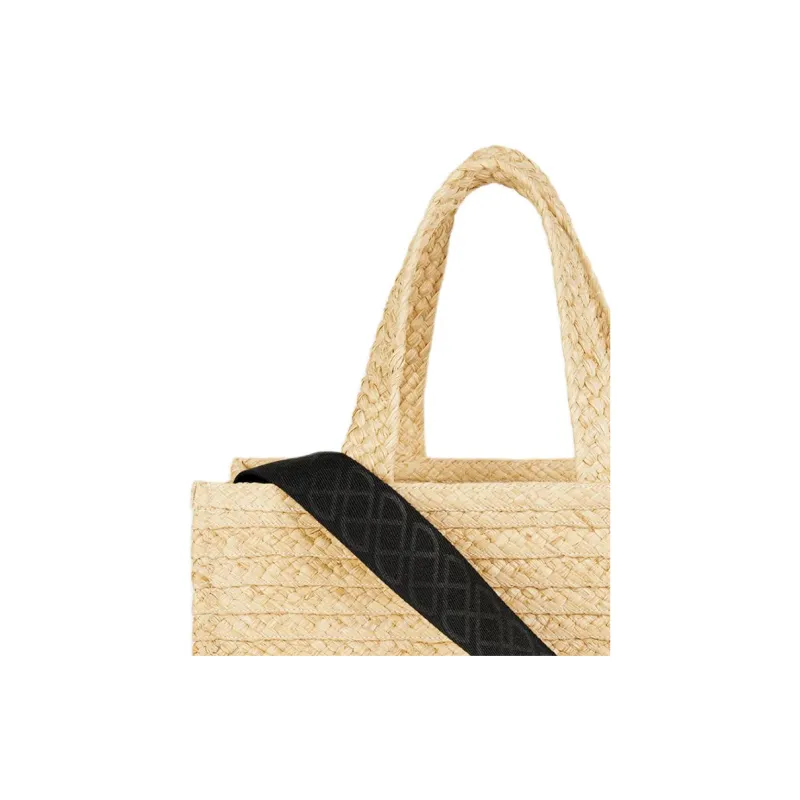 Patou Large Jp Raffia Tote Bag-4