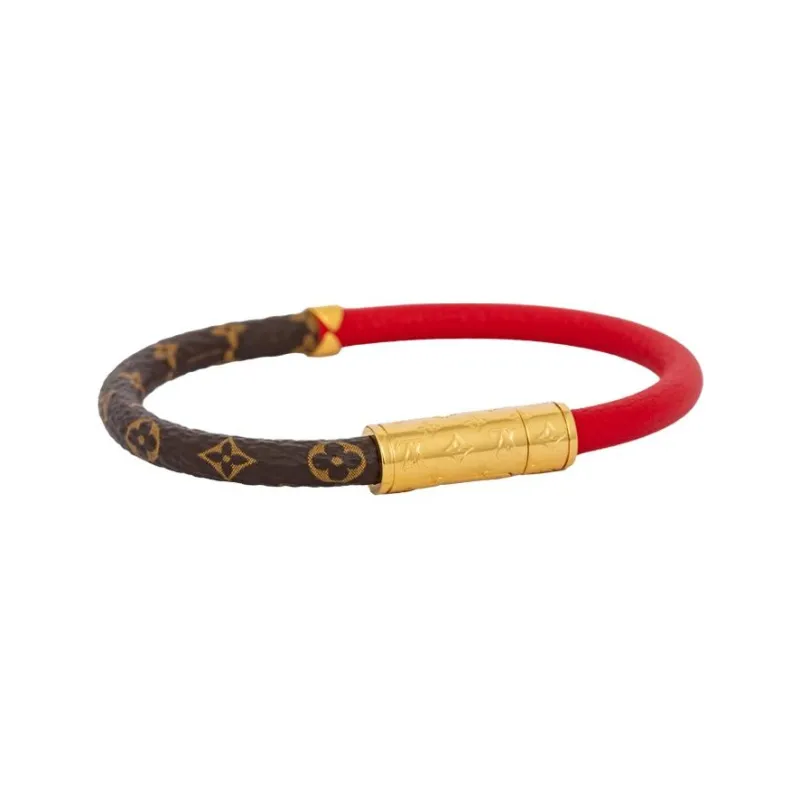 LOUIS VUITTON 2020 Monogram Lv Confidential Costume Bracelet-2