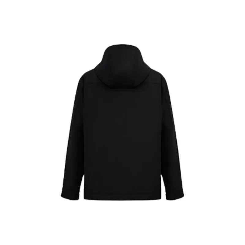 LiNing Badminton Series Windproof Wear Resistant Warm Water Repellent Windbreaker Jacket Unisex Black-1