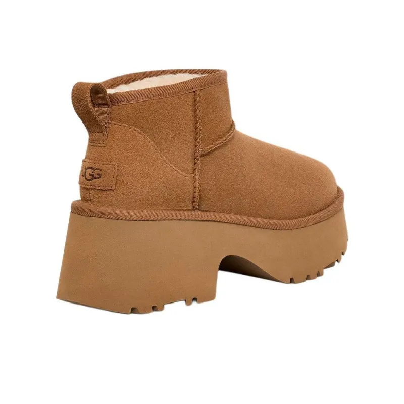 UGG Classic Ultra Mini New Heights Boot Chestnut Women's-3