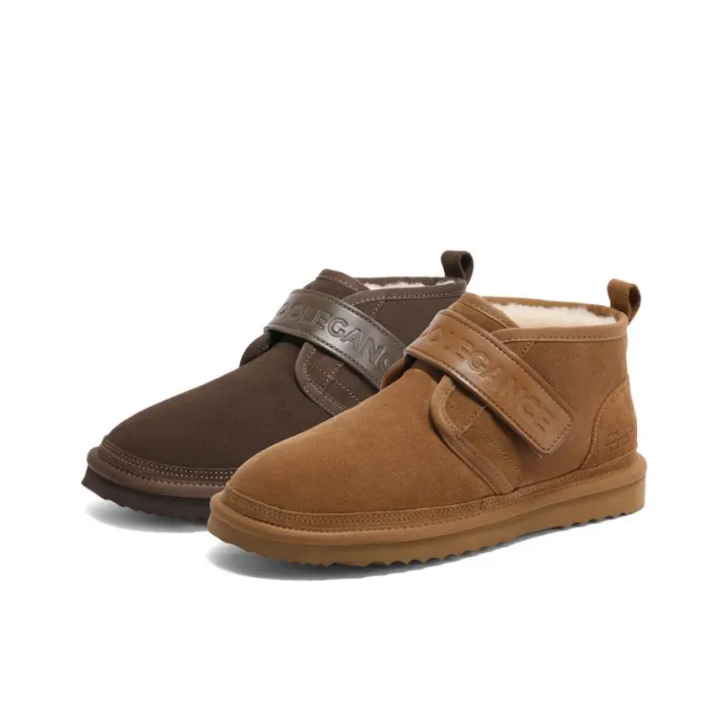 BELLE Snow Boots Men Green/Brown-4
