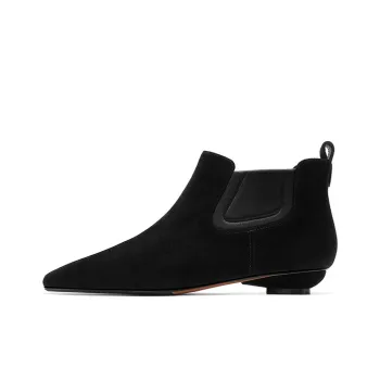 HARSON Ankle Boots Women's Black/Burnt Tea Green