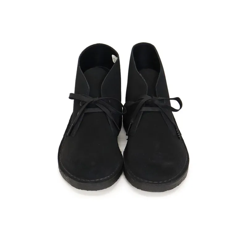 clarks Desert Black Suede-4