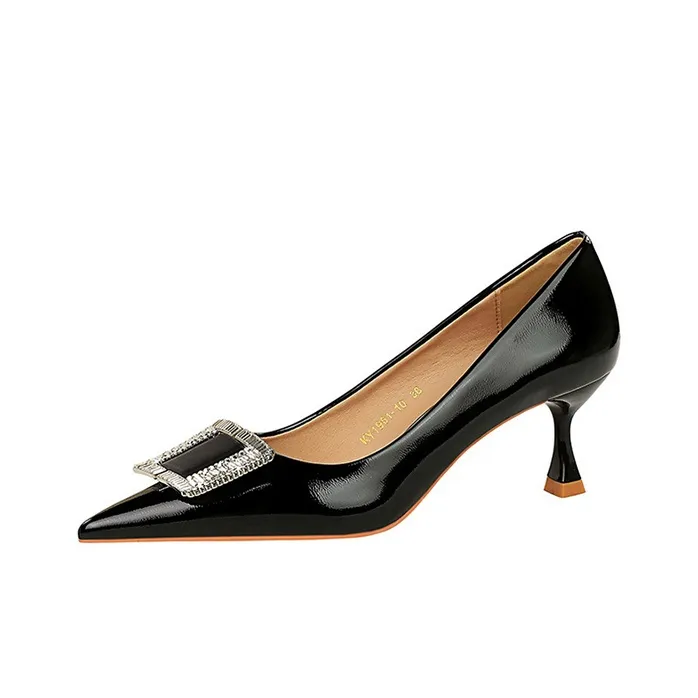 BIGTREE Slim Heel High Heels Women's-0