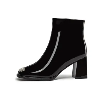 DAPHNE Ankle Boots Women's Black/White