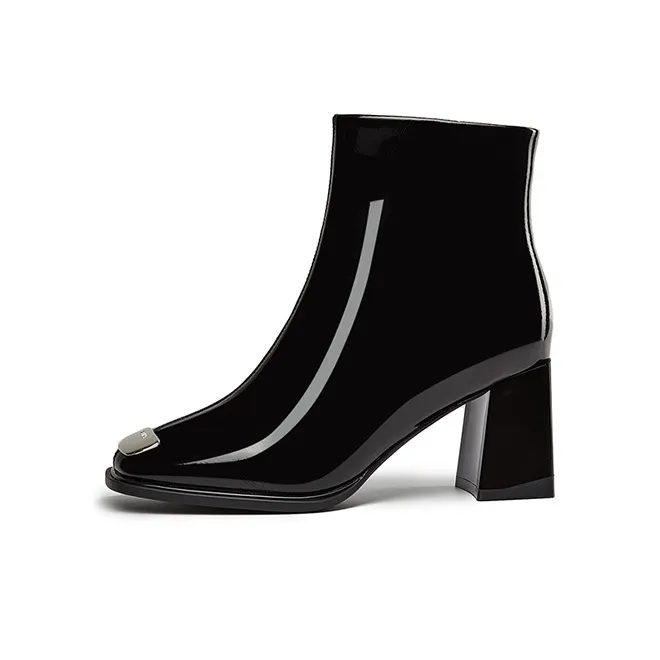 DAPHNE Ankle Boots Women's Black/White-0