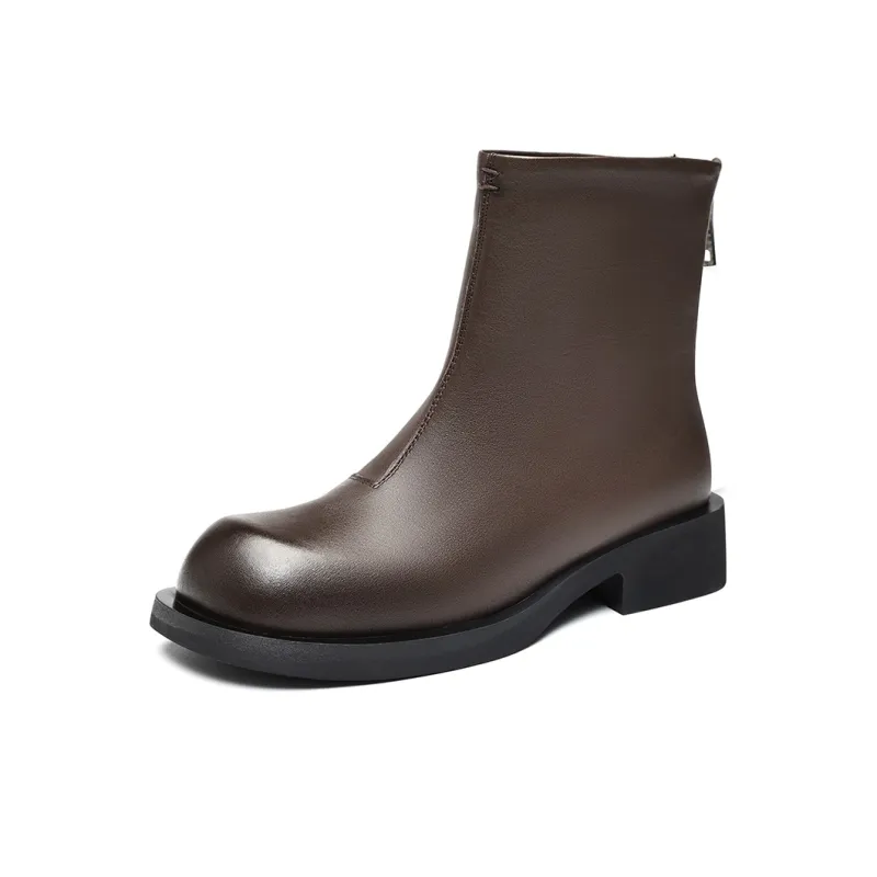 EBLAN Ankle Boots Women's Brown-1