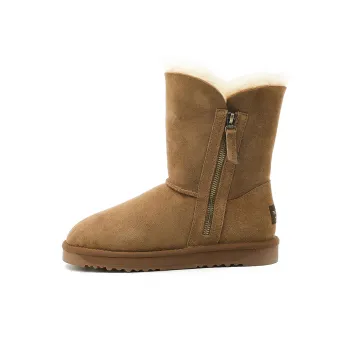 TASMAN AUS Snow Boots Unisex Black/Gray/Chestnut/Marine Blue