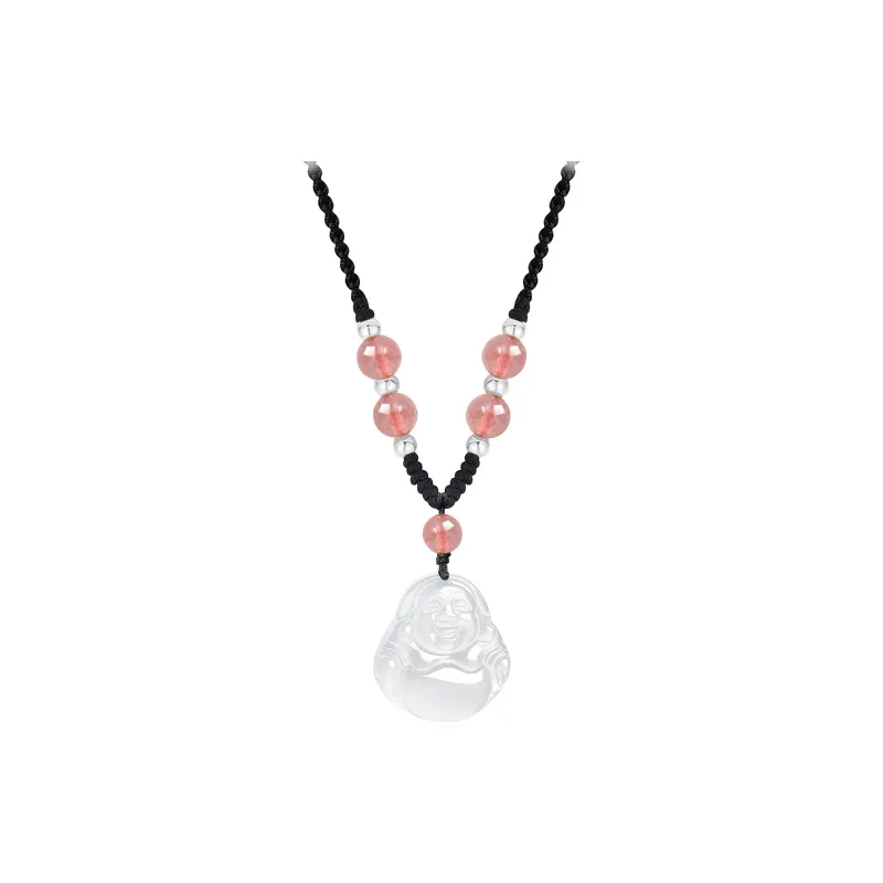 Chinese Jewelry Chalcedony Necklaces Unisex-0