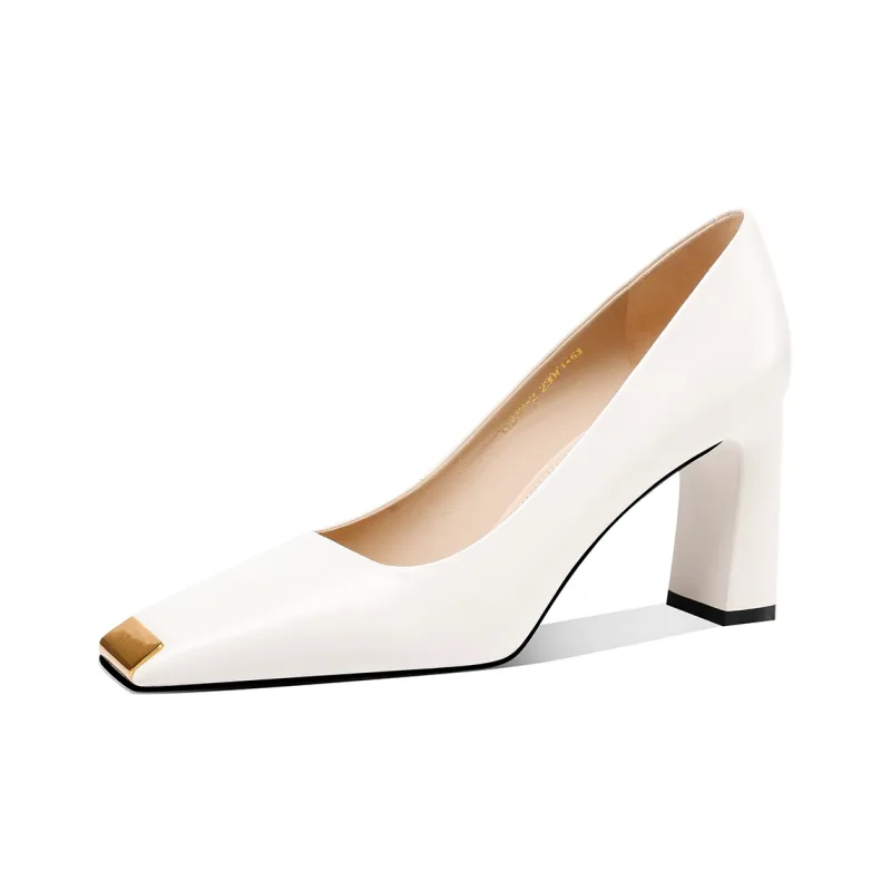 Shesrim Chunky Heel High Heels Women's-5