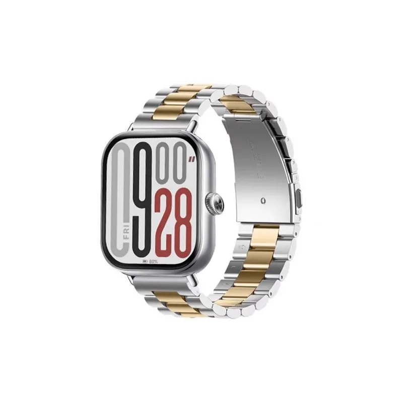 Fly Red Beige Compatibility Watch Band Metal-9