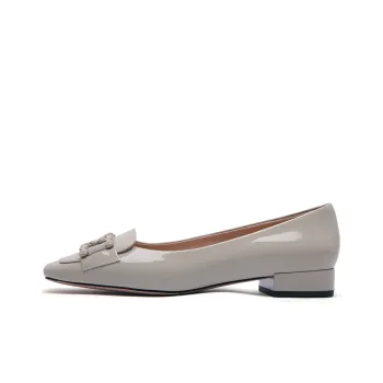 PACO GIL Block Heel High Heels 2.5cm Women's Gray