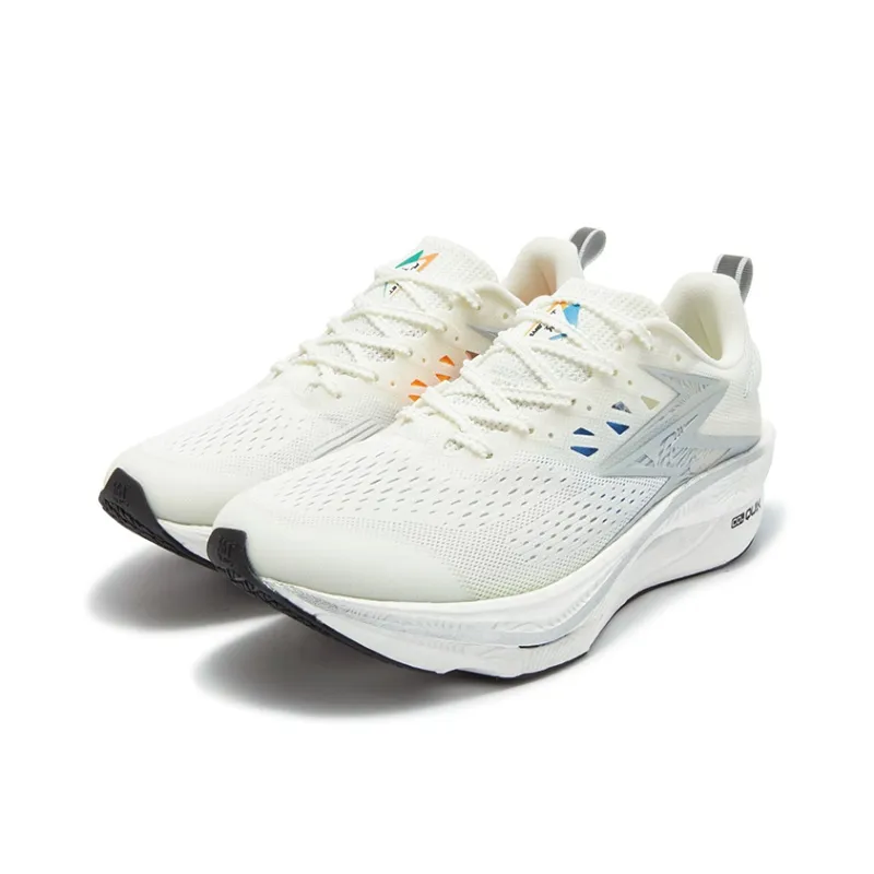 361° Cushioning Anti Slip And Wear Resistant Low Top Running Shoes Unisex Ecru-2