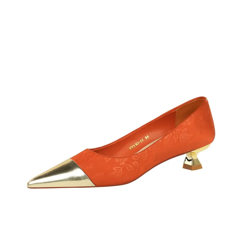 QITUMAUL Slim Heel High Heels Women's-2