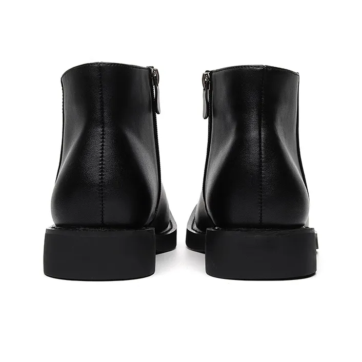 Chi Wolf Ankle Boots Men's Black-4