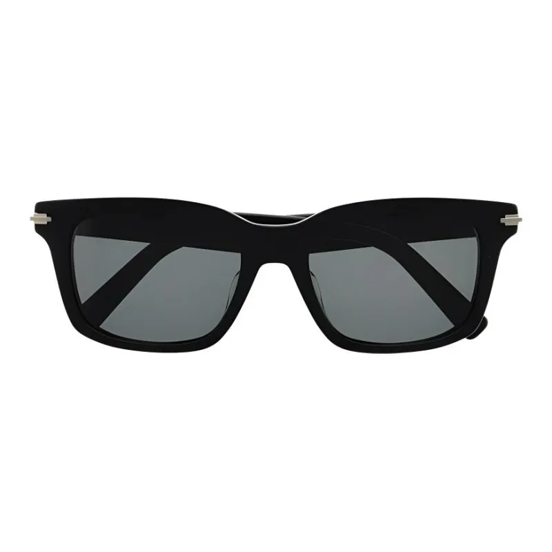 DIOR Plate Frame Square Sunglasses Men's Black-1