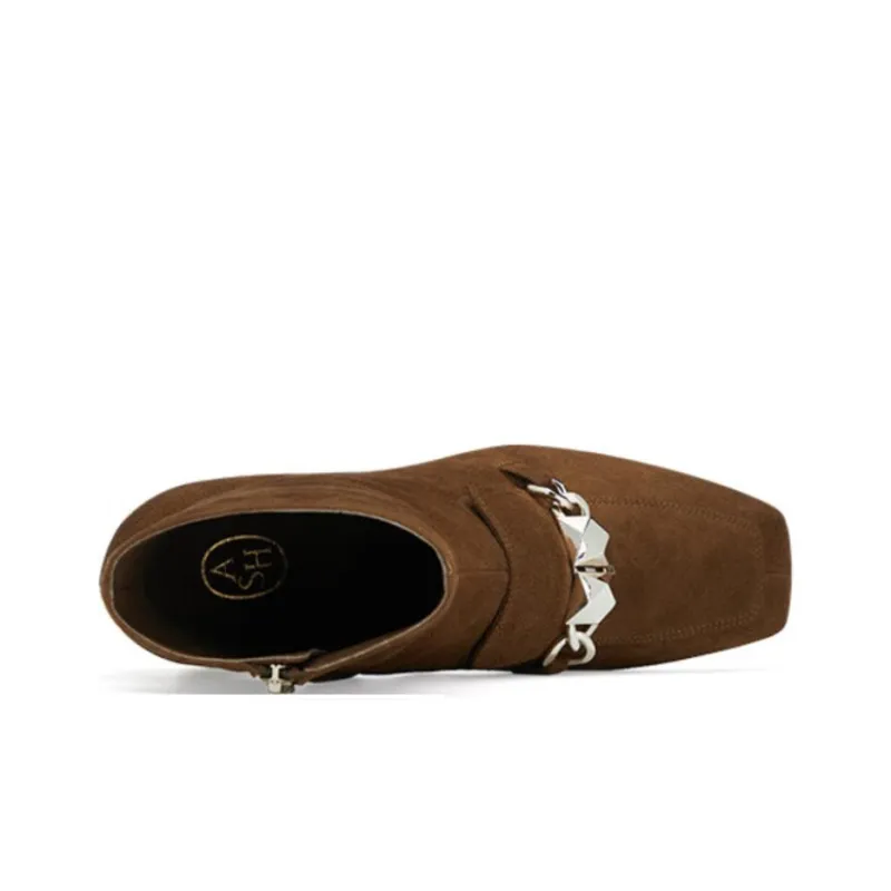 ASH CAROLE Ankle Boots Women's Brown-2