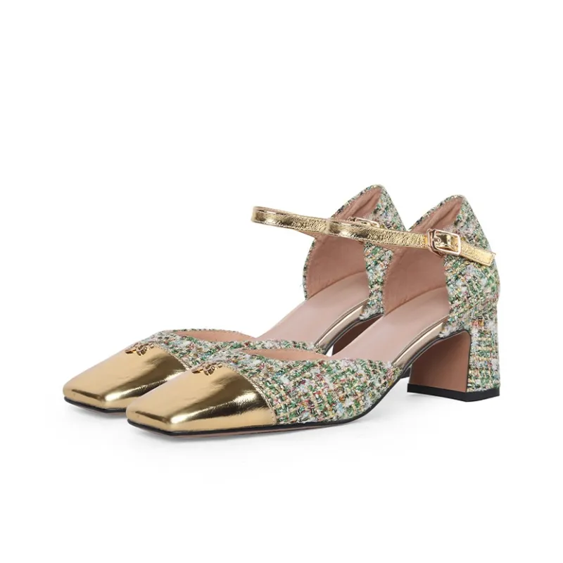 Naiyee Block Heel High Heels 5.5cm Women's-8