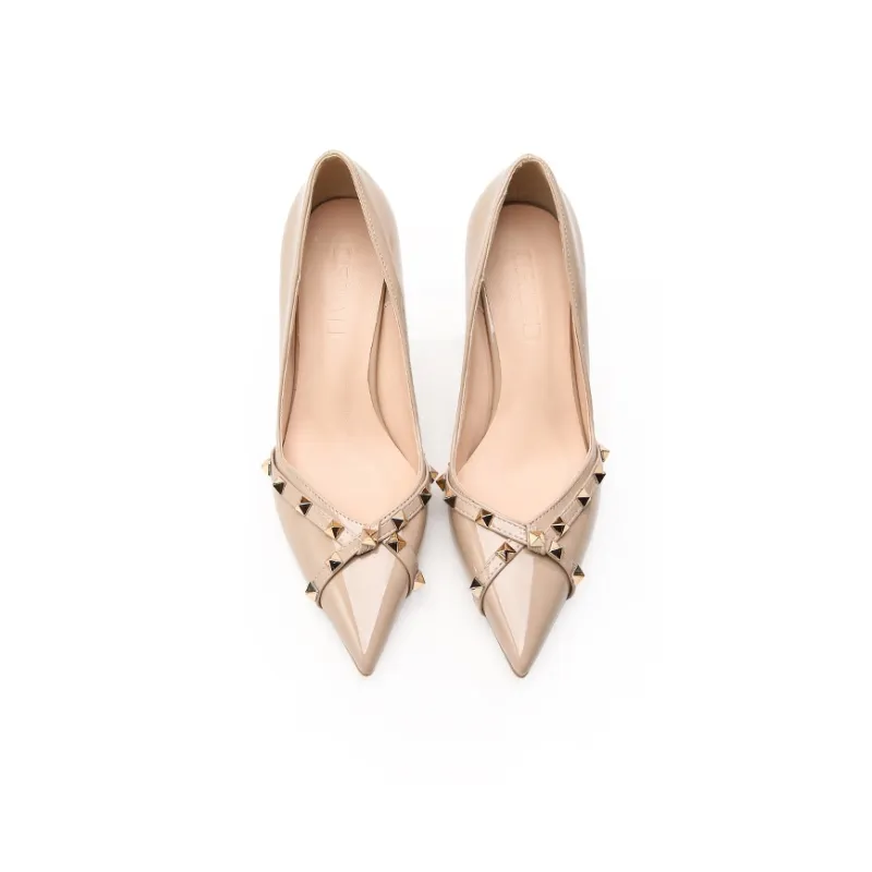 BANWEIDIYA Slim Heel High Heels 8cm Women's-2