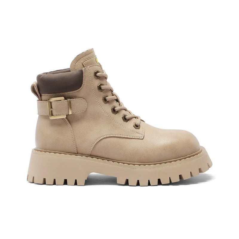 SMILEY Martin Boots Women's Apricot-1
