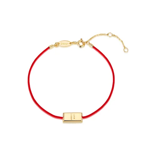 OUBI.YABI 925 Silver Plated With 14K Gold Bracelets Women's