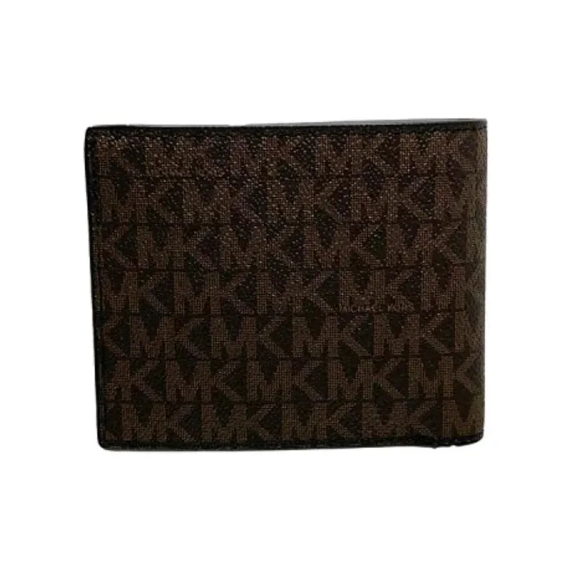 MICHAEL KORS Coated Canvas Wallet Regular Unisex Neon Light-2