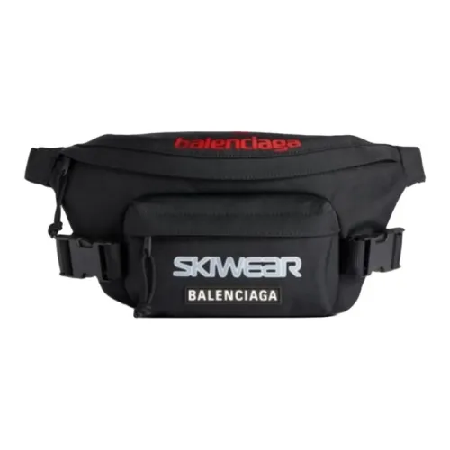 Balenciaga Fabric Fanny Pack Men's Black