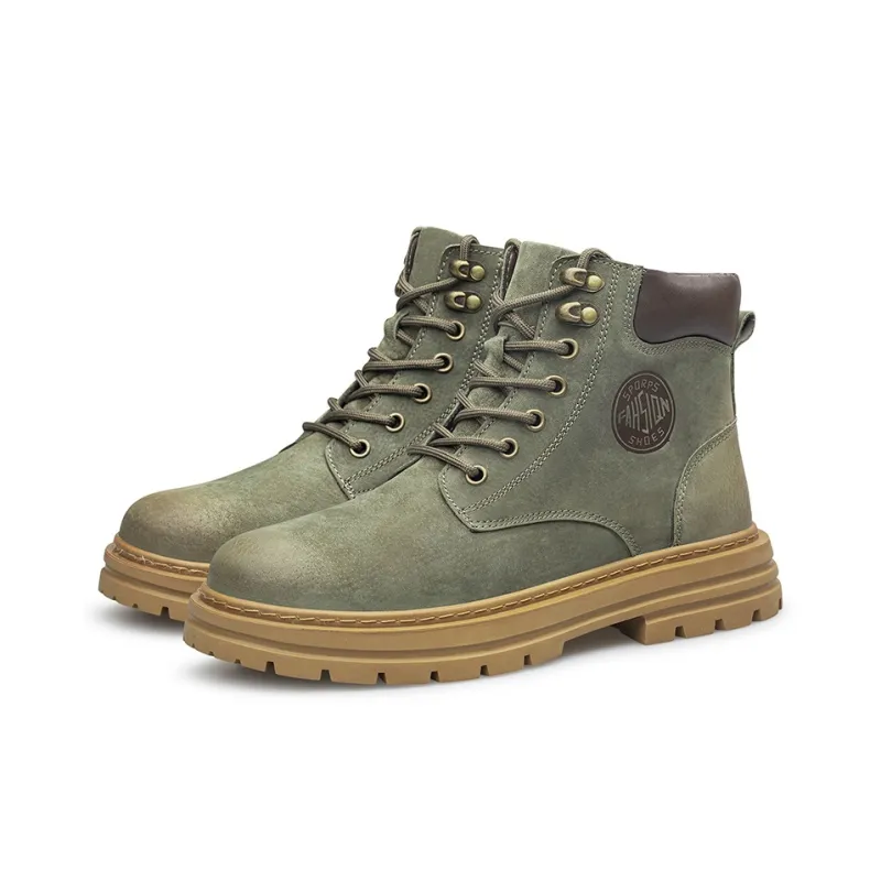 LAORENTOU Martin Boots Unisex Earth Yellow/Sand/Gray/Green-15