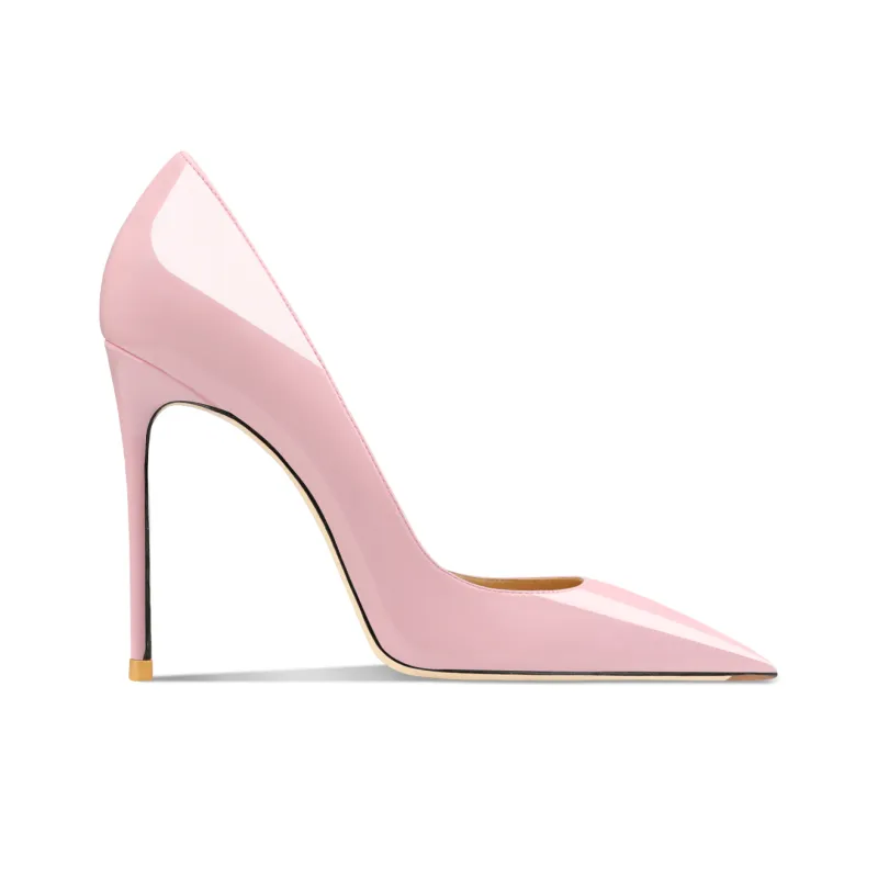 Suyymakk Slim Heel High Heels Women's Light Pink-1