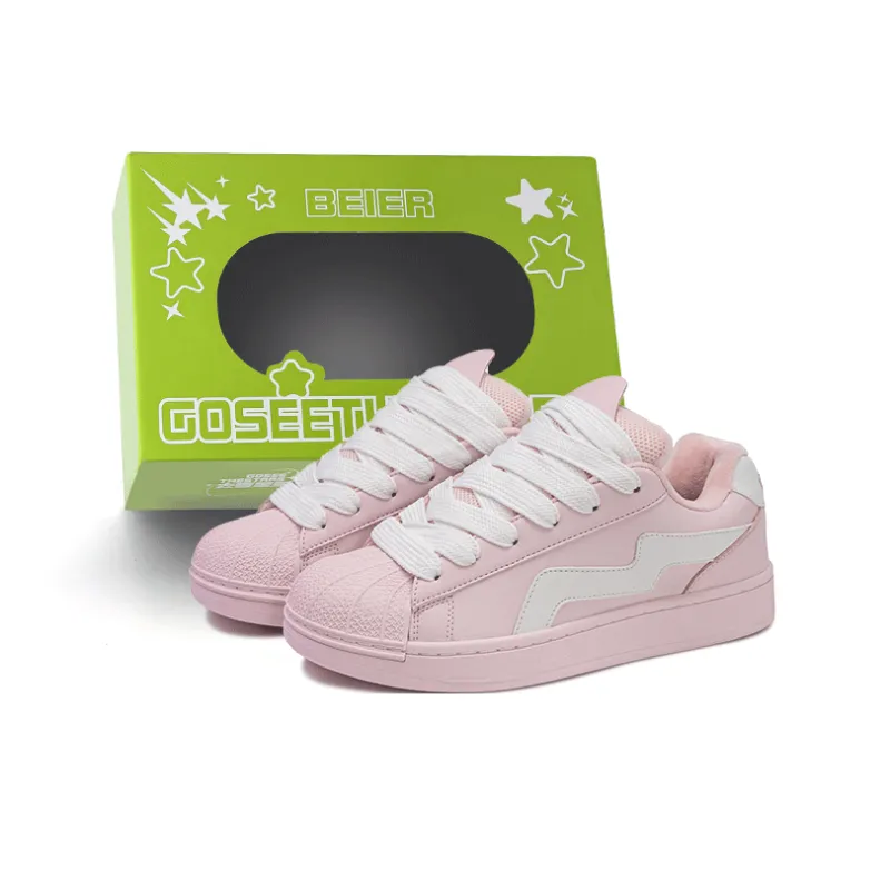 BEIER Couple Versatile Shell Head Low-Top Skateboard Shoes Unisex-11