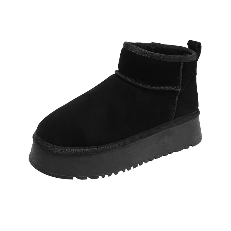 GRACEGIFT Snow Boots Women's Camel-7