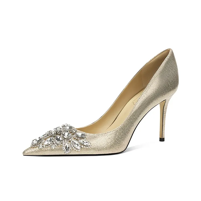 Zubumei Slim Heel High Heels 8CM Women's-6