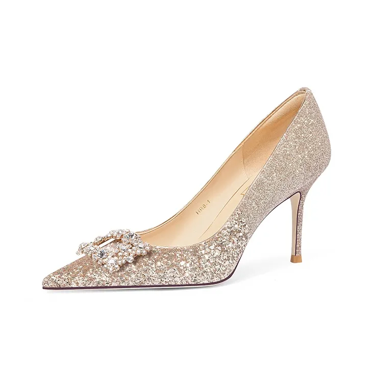 Holy Rose High Heels Women's Gold-4