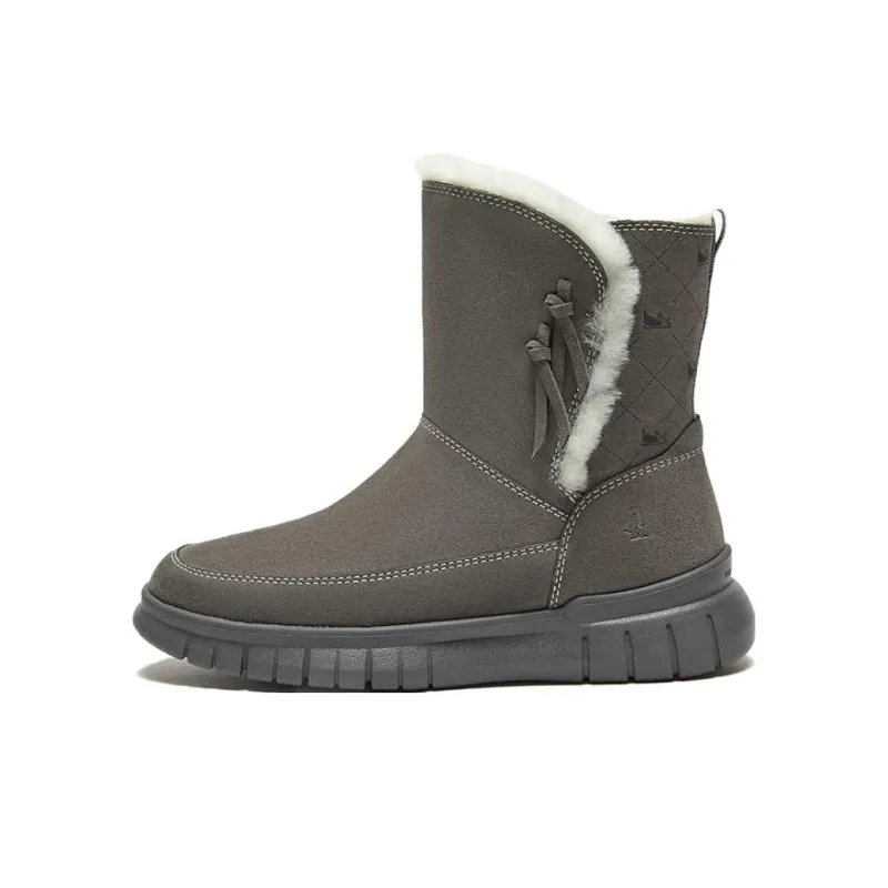 Hush Puppies Casual Collection Warm And Wear-Resistant Short Snow Boots Women's-5