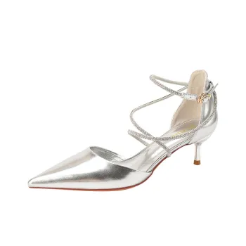 Dunnu High Heels Women's Champagne/Silver