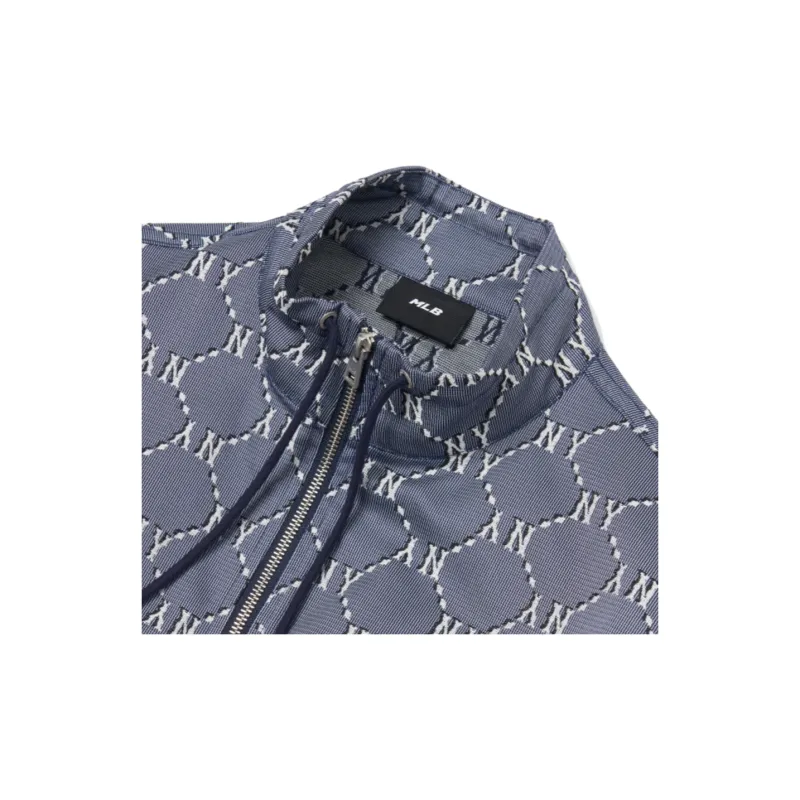 MLB MONOGRAMNEW YORK YANKEES Cropped Coats Women's Blue-2